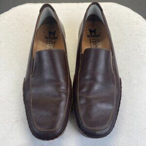 Mephisto Edlef Loafers Mens Size 10 Brown Leather Slip-On Casual Driving Shoes